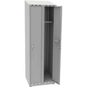 Klädskåp 550 Ral7035/7035 Klinka Sl.T/Ed 2X300 - 600Mm