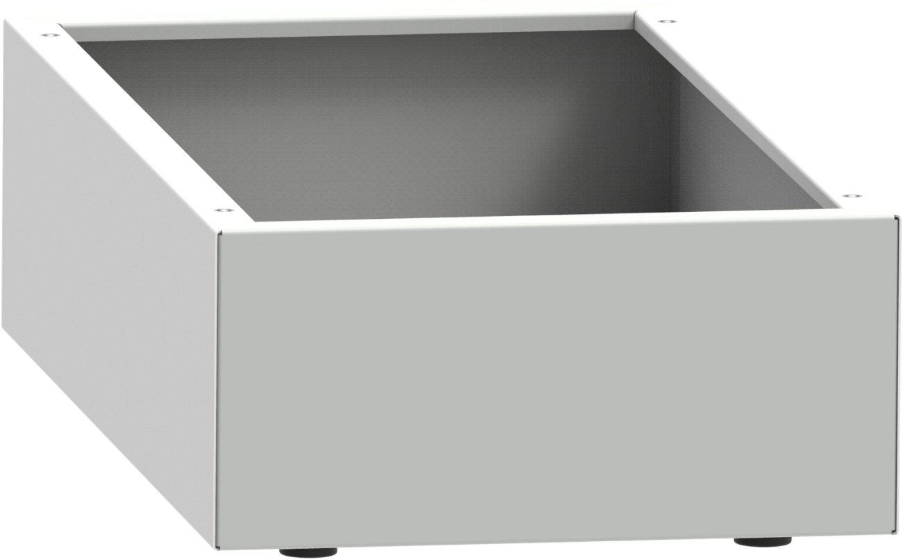 Sockel Kläd- och Småfackskåp Grå Ral7035 B600xd550xh140mm