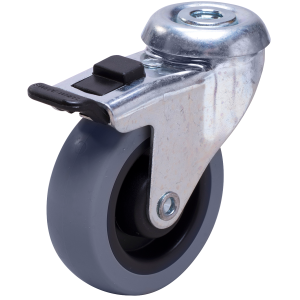 Bromshjul Apparathjul med Centrumhål Tpe-Bana 100X25mm 55Kg