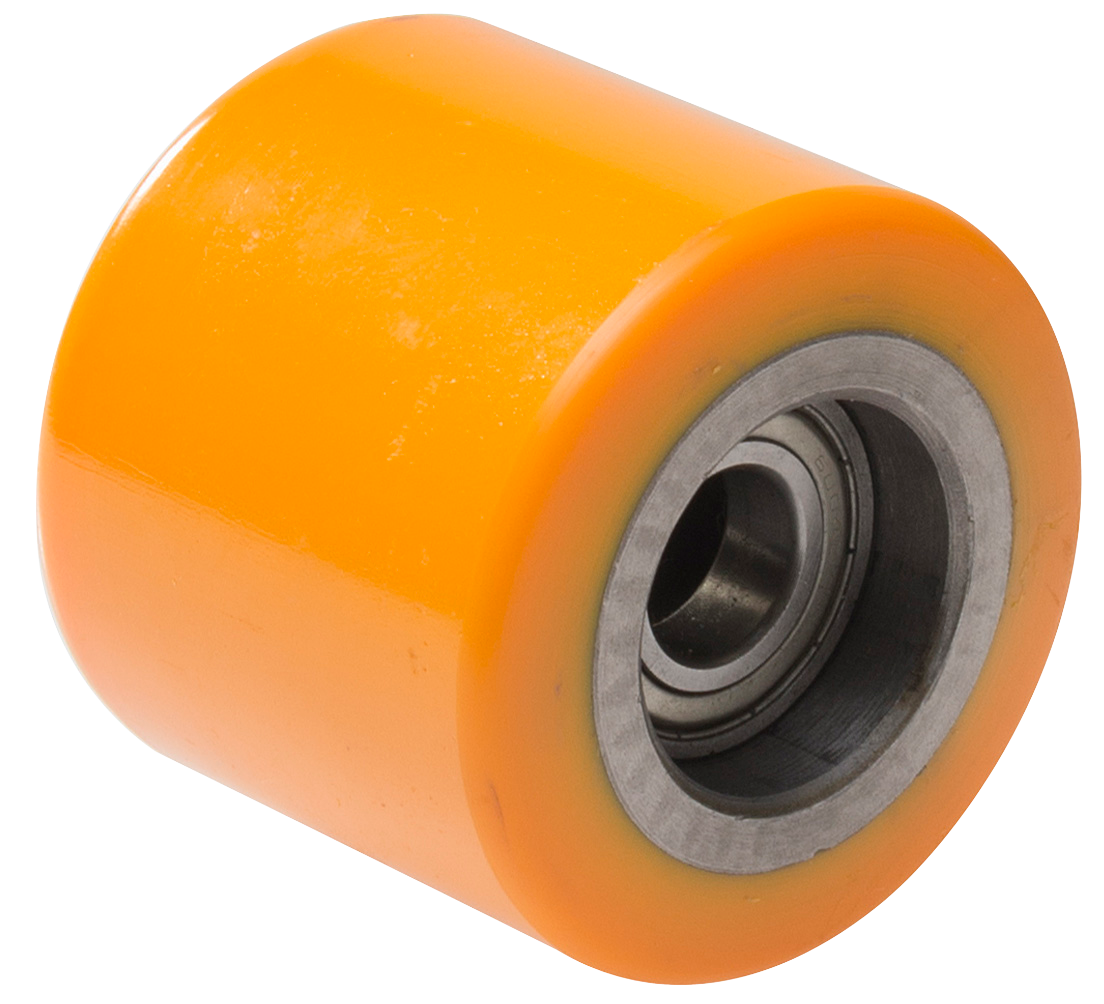 Hjul Pallvagnshjul Pu-Bana Kullager 80X30mm 300Kg