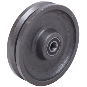 Hjul Vinkelspårhjul i Gjutjärn Kullager 100X45mm 360Kg