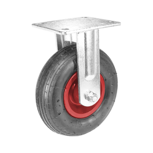 Fasthjul med Fästplatta Luftgummihjul 200X50mm 75Kg