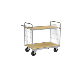 Hyllvagn ESD med 2 Fasta och 2 Länkhjul L1190xb650mm