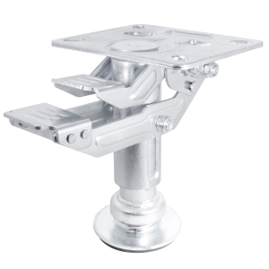 Tryckfot i Plåt för 125 Mm Länkhjul Monteringshöjd Ca 164Mm