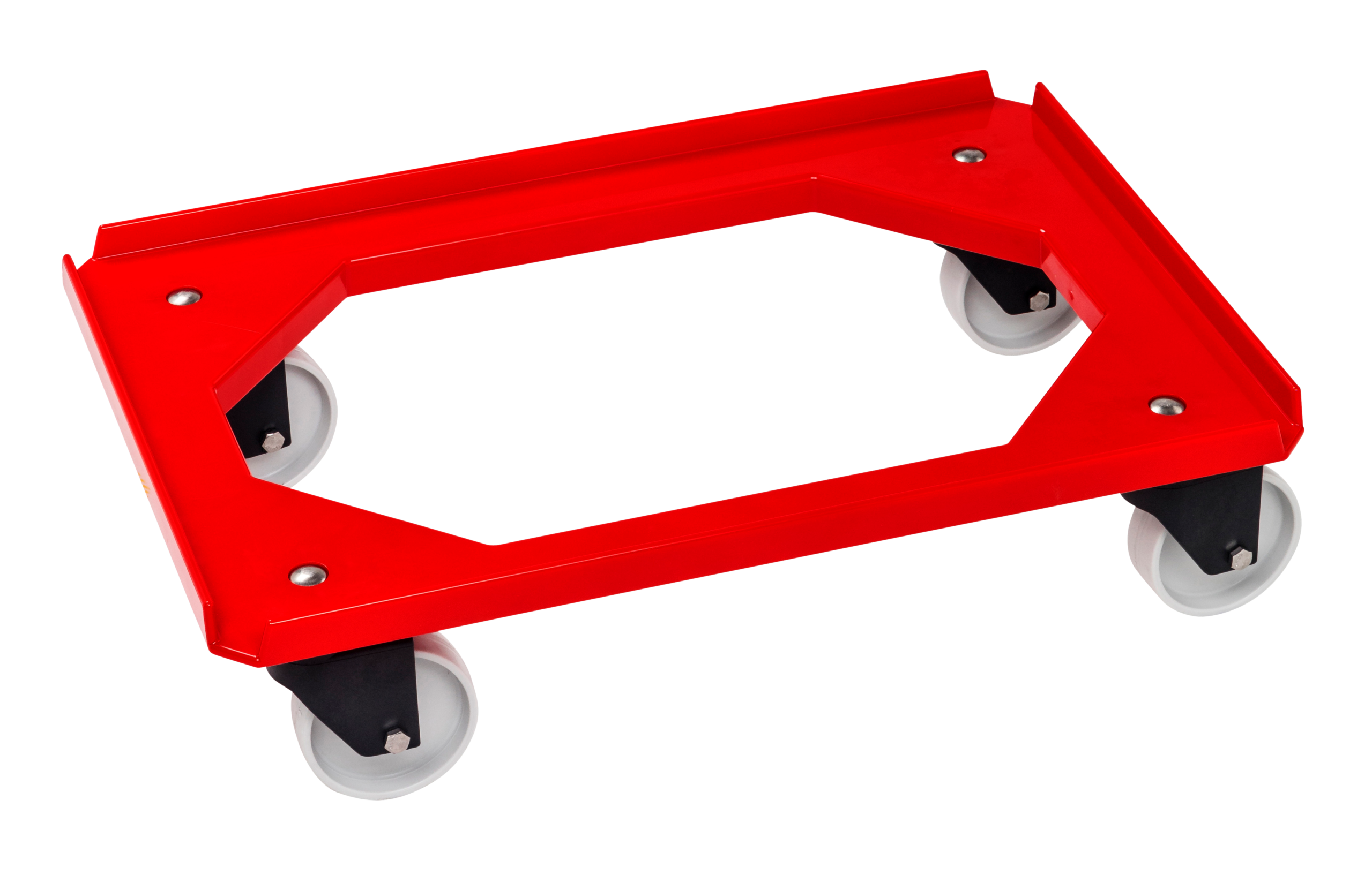 Tralla Plast Röd Polypropylenhjul 40X60