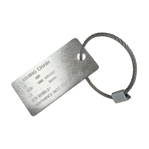 Märkbricka Neutral Maskinsurr Kl. 8