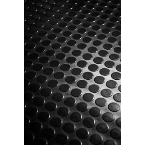 Gummiduk Pastillmatta Svart 1,0Lpm