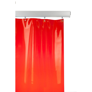Draperi Röd Transparent 2200X1900mm