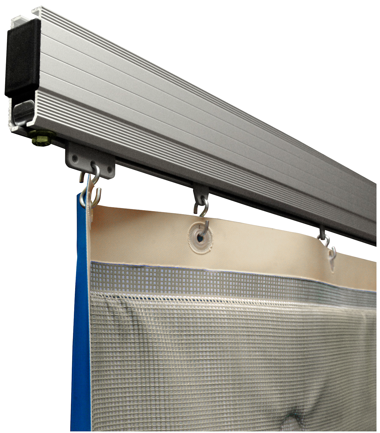Bullerdämpande Draperi A10 Beige/Blå 1500X2500mm - Bild 2