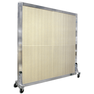 Arbetsvägg 100 Mobil Beige Ral 1015 2,0 M