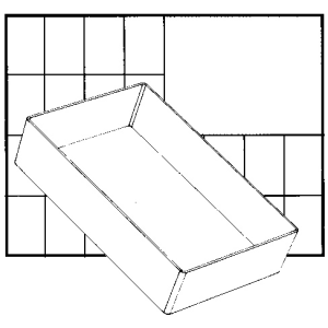 Insats A6-1 45X160x110