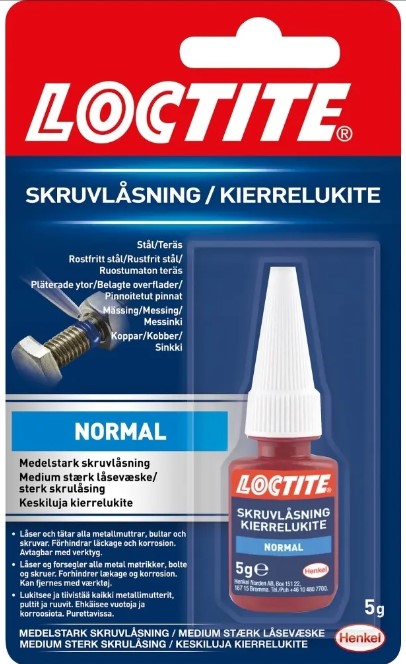 SKRUVLÅSNING LOCTITE NORMAL 5G