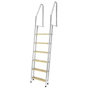 BRYGGSTEGE W.STEPS 6-STEG TRYCKIMPREGNERAD VARMFÖRZINKAD