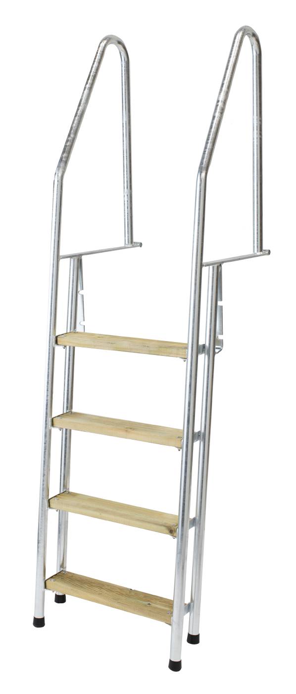 BRYGGSTEGE W.STEPS 4-STEG TRYCKIMPREGNERAD VARMFÖRZINKAD