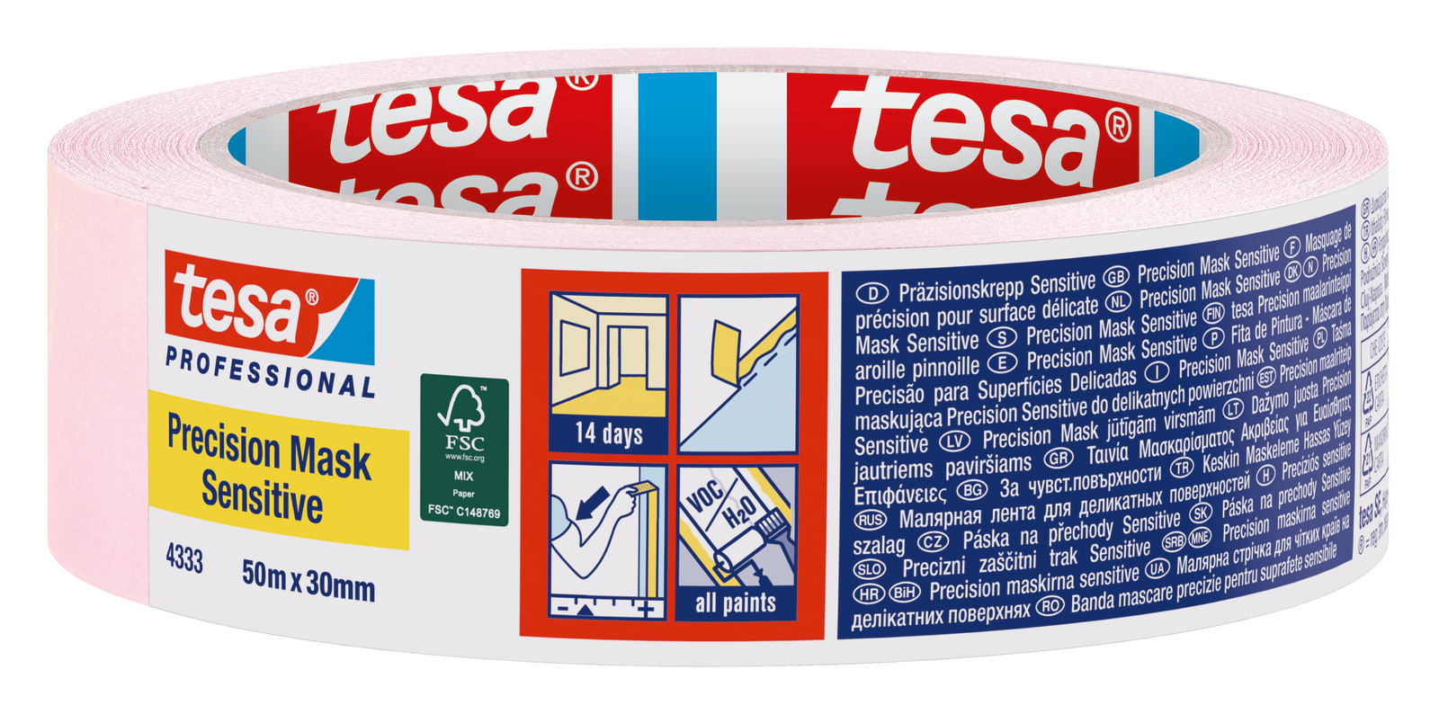 MASKERINGSTEJP 4333 SENSITIVE TESA 30MM X 50M