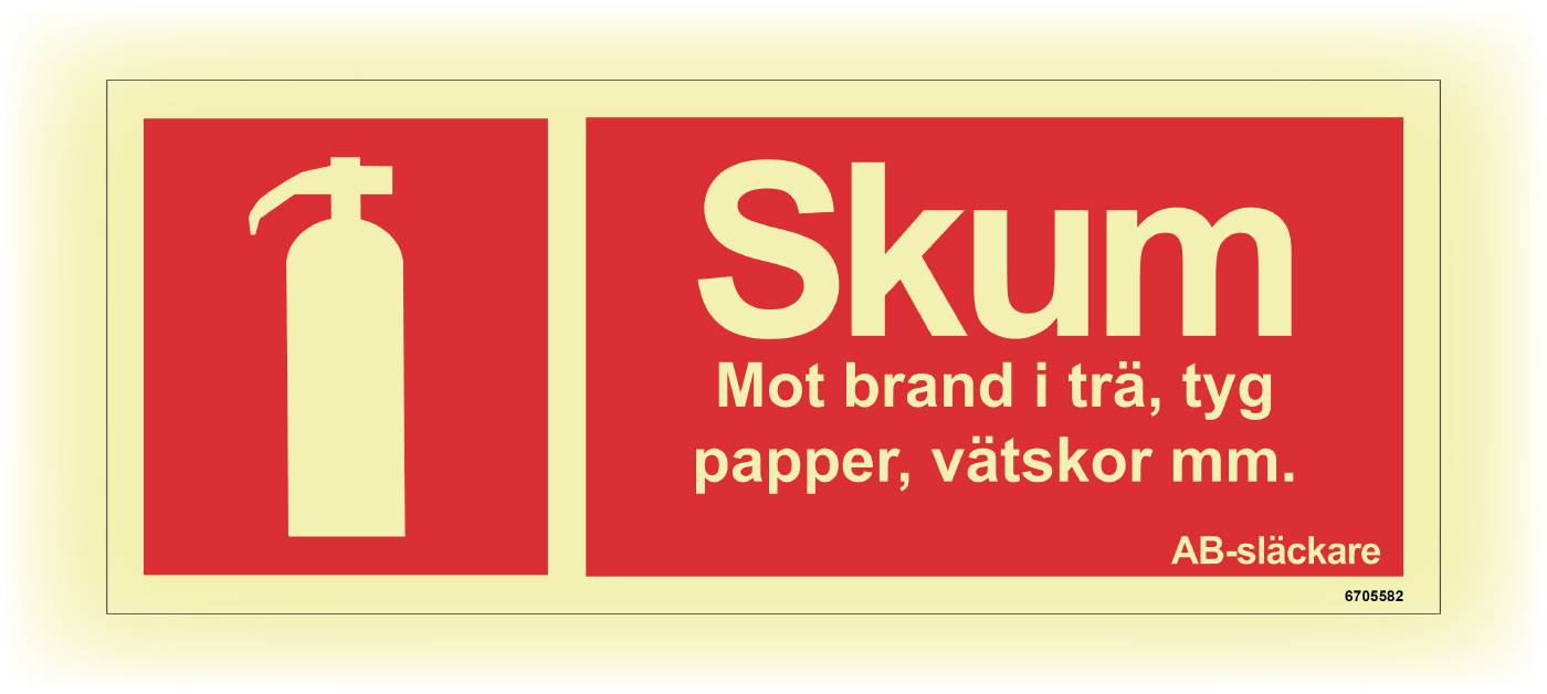 SKYLT UNIGRAPHICS BRAND SKUM EFTERLYS ALUMINIUM 250X100MM - Bild 2