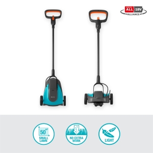 Batteridriven Gräsklippare HandyMower 22/18V P4A inkl. batteri och laddare