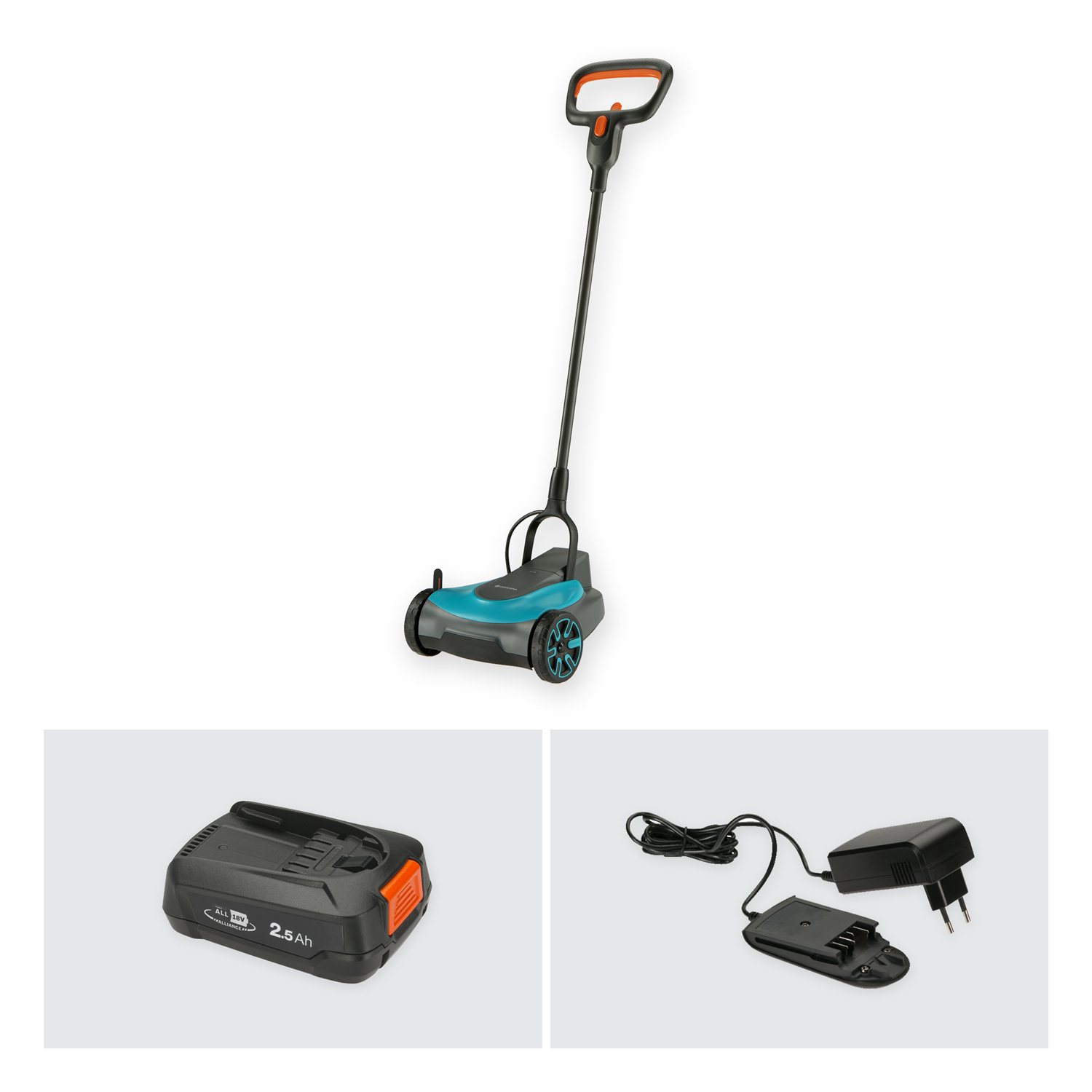 Batteridriven Gräsklippare HandyMower 22/18V P4A inkl. batteri och laddare - Bild 5