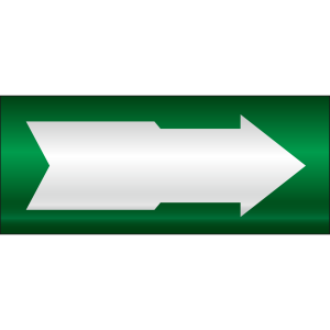 Rörmärkning Övrigt, gräsgrön med egen text, Flo-Code - VVS - 10 m x 160 mm