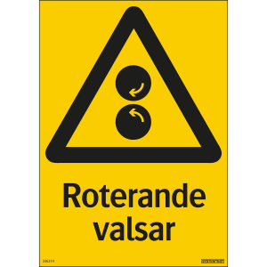 Roterande valsar - Skylt - 297x210 mm