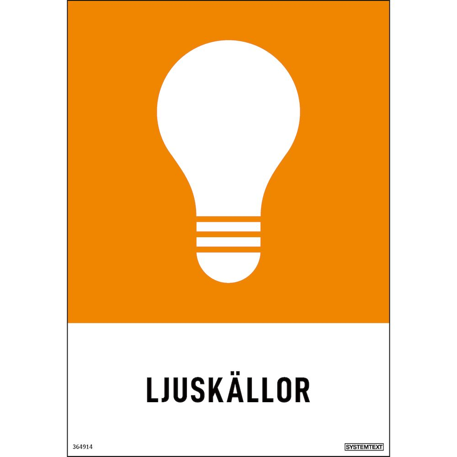 Ljuskällor - Återvinningsdekaler - 210x297 mm