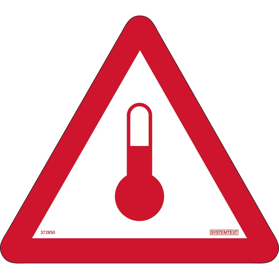 ADR Ämnen med förhöjd temperatur - Skylt - 250x222 mm