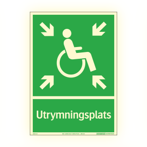 Supernova® Utrymningsplats AFS - Skylt - 210x297 mm